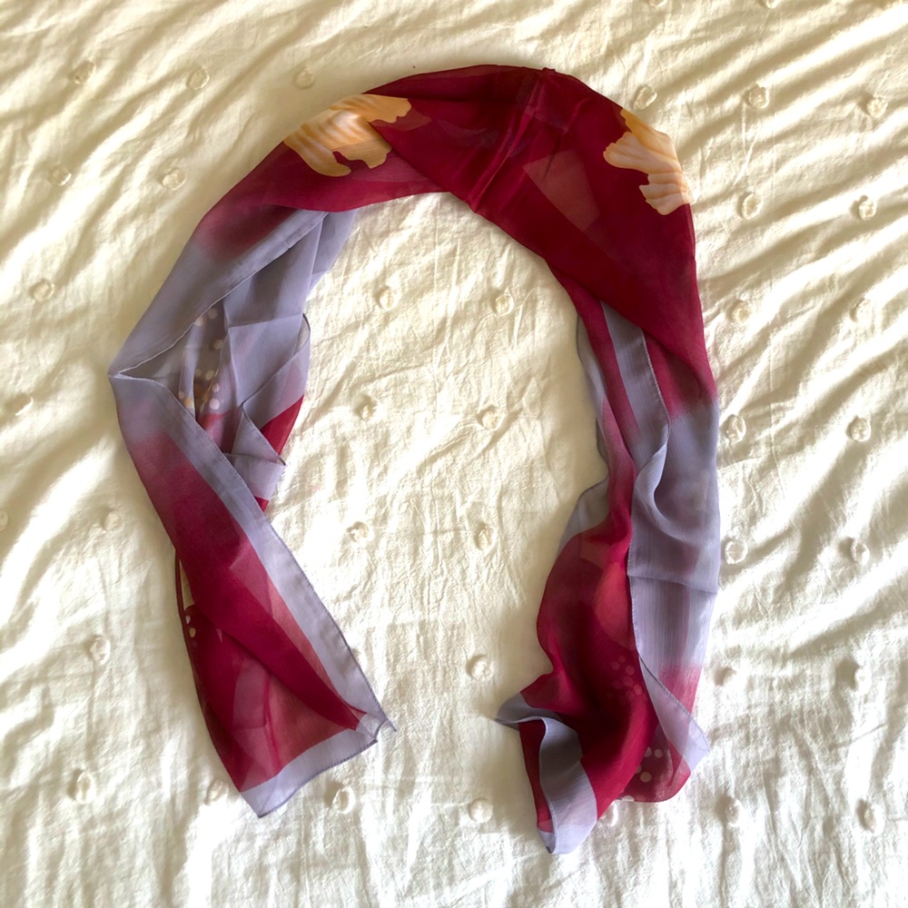 Floral Design Scarf